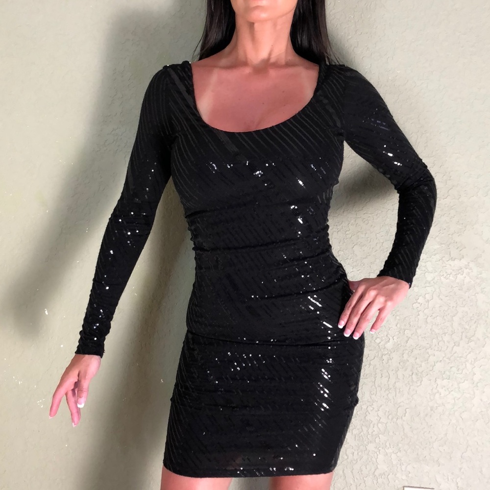 Black Sequence Dress